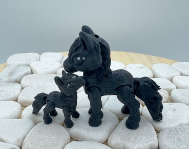 Tiny Horse mit Baby - Okke